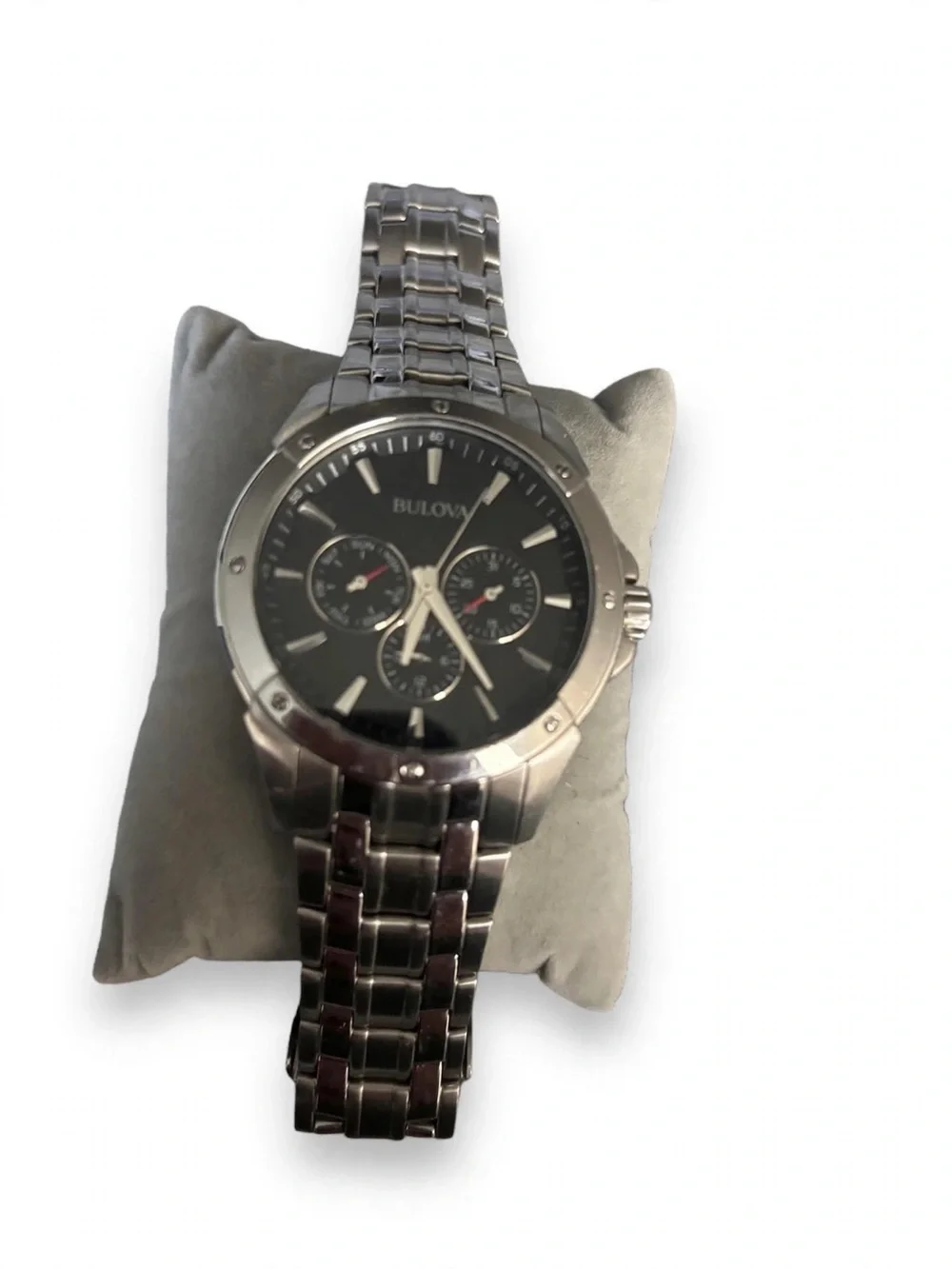 Bulova Men's Marine Star Quartz Watch 44mm Silver Stainless Steel 96C107